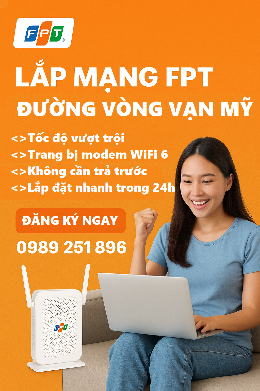 lắp mạng FPT đường Vòng Vạn Mỹ