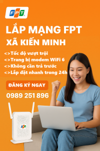 lắp mạng FPT xã Kiến Minh